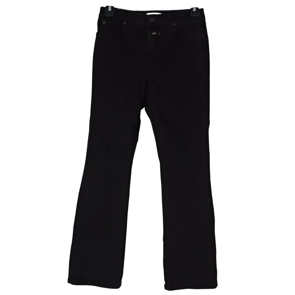 Closed Rose Jeans in Black, Size 24, Cropped Hem w/ Slightly‎ Flared Leg